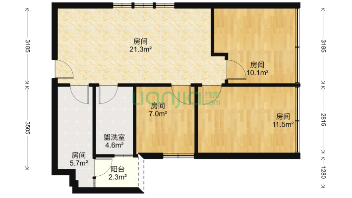 三都汇朝九二手房实景图