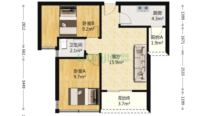 同泰时代中心二手房实景图