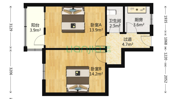姜沟路二手房实景图