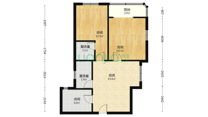 沪办大厦二手房实景图