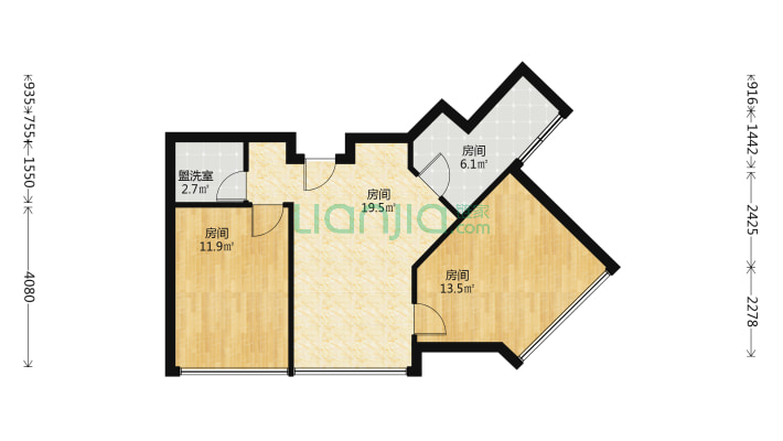 朗诗熙公馆二手房实景图