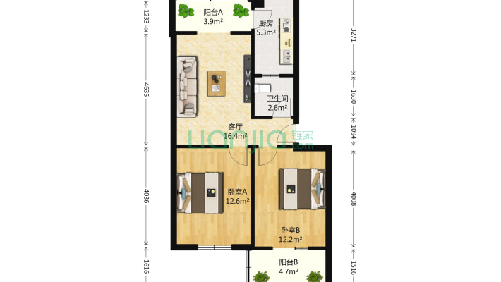祥和里195号二手房实景图
