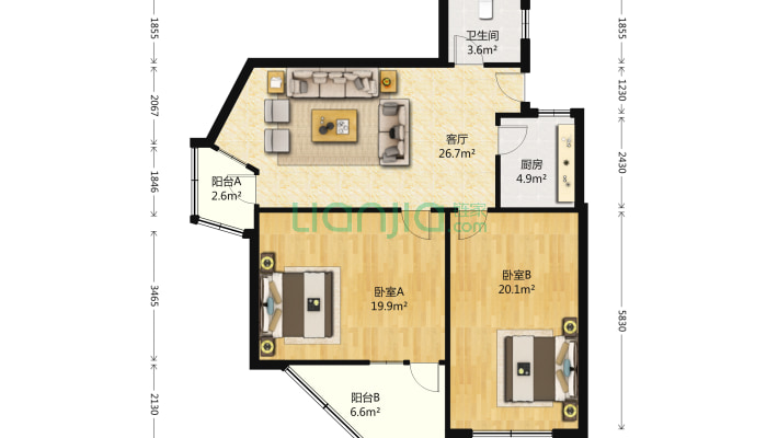 青年东路4-2号二手房实景图