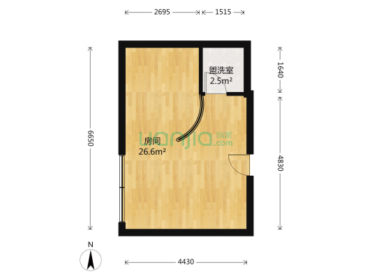 01年建成封闭50年产权，朝小区中庭，电梯高层，安静。