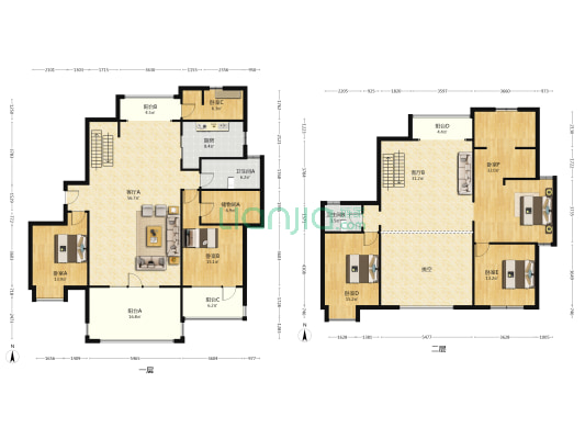 呈通里星河湾 6室2厅2卫 317平方
