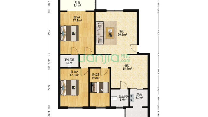 涿州银都小区二手房实景图