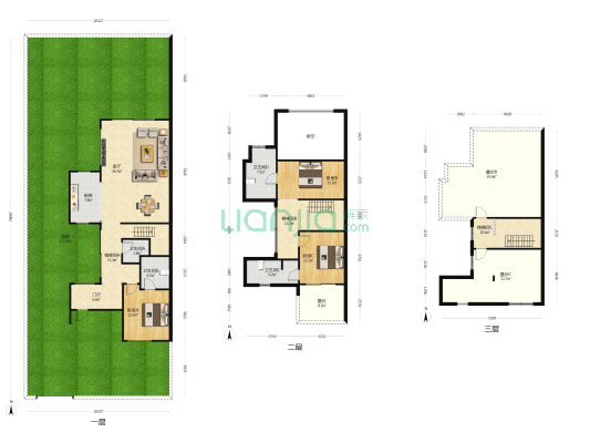雅居乐依云小镇 3室1厅4卫 171平方