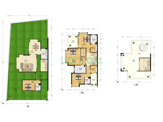 鲁能海蓝椰风C区 4室2厅4卫 252平方