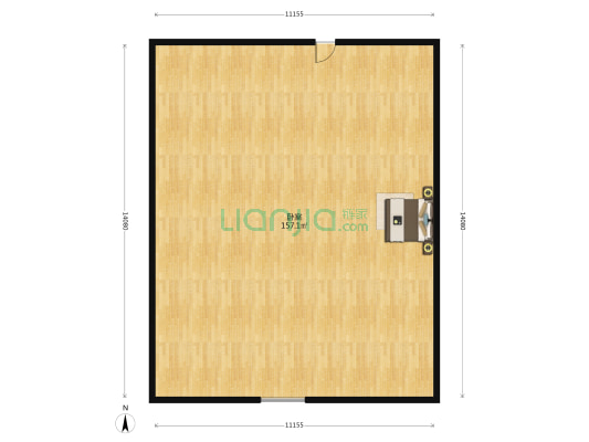 中国银行宿舍 1室0厅0卫 121平方