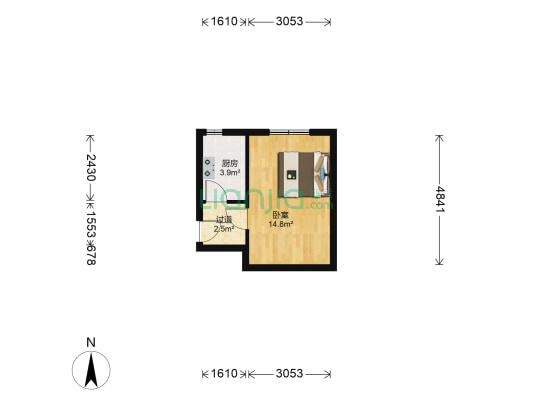 文善里 1室0厅0卫 26平方