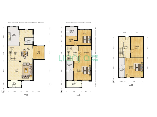 保利天鹅语(别墅) 5室2厅4卫 309平方
