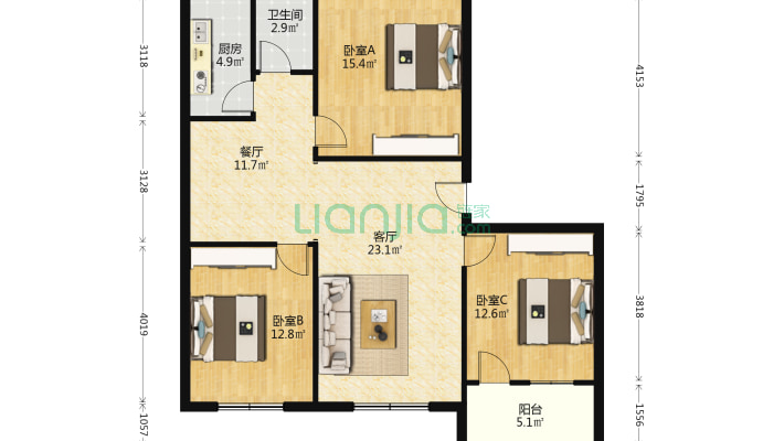 旭日北大道286号二手房实景图