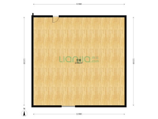 新世纪公寓 1室0厅0卫 130平方