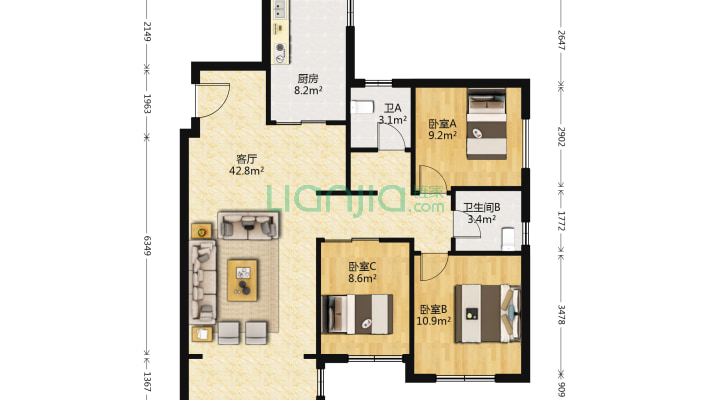 大都汇公馆二手房实景图