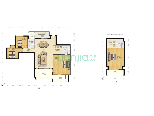四海逸家一期 4室1厅3卫 97平方