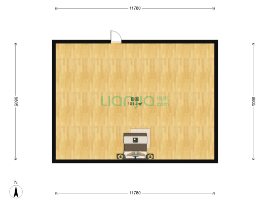 钱门公寓 1室0厅0卫 125平方