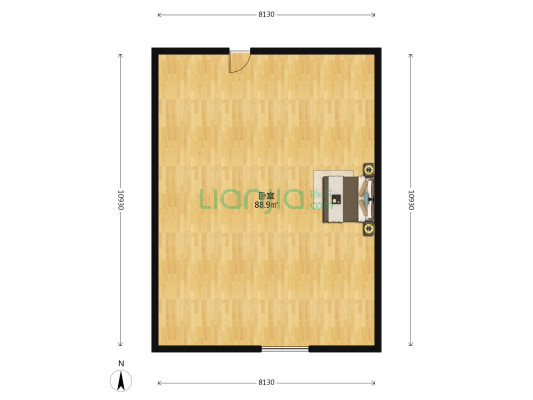 富春路507号 1室0厅0卫 64平方