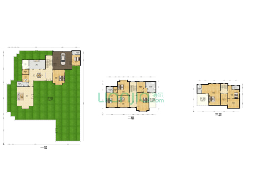 玉鉴园 9室2厅6卫 381平方
