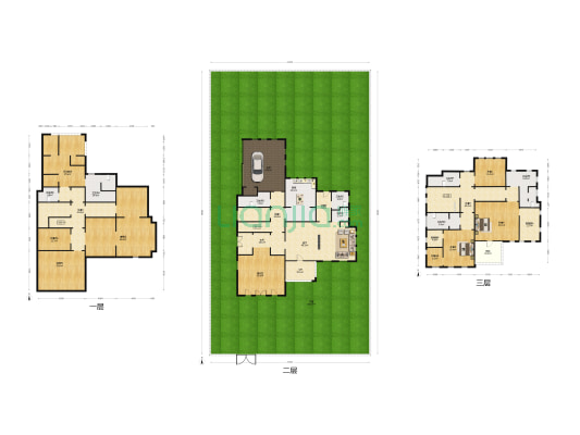 玉园 4室3厅8卫 690平方