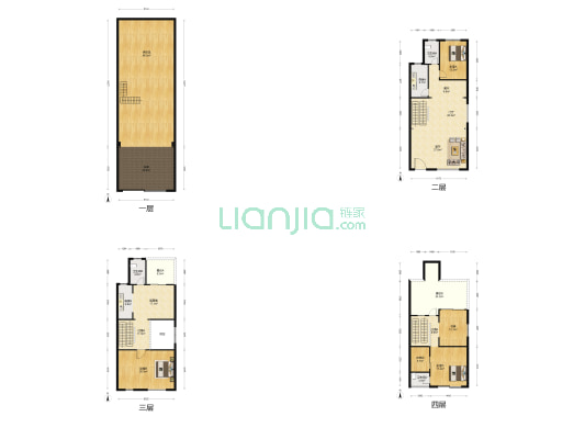 银亿东城别院 4室3厅3卫 166平方