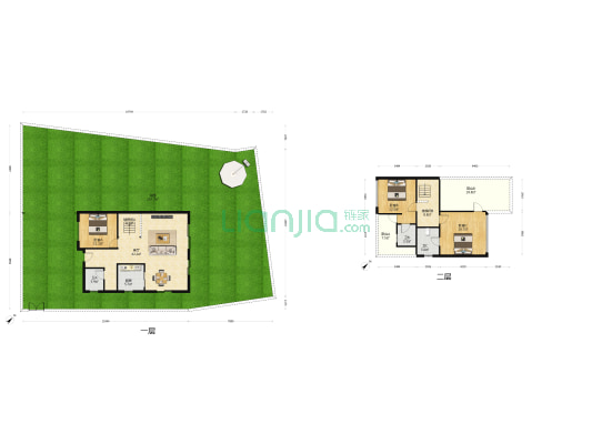 大溪谷英格堡 3室1厅3卫 128平方
