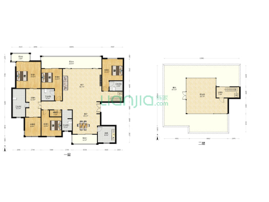 大鱼VILLA 4室2厅4卫 269平方