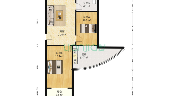 八中教师楼二手房实景图