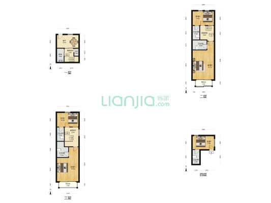万航渡路457-467号(单) 5室1厅6卫 113平方