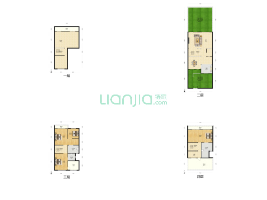 芙蓉古城紫薇园二期 4室1厅3卫 377平方