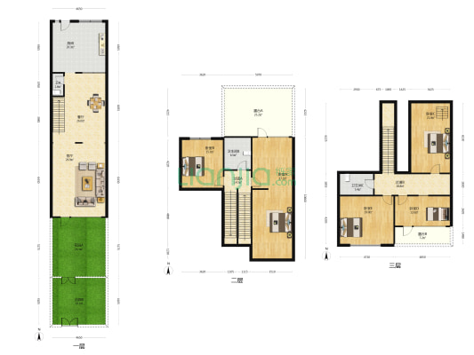 景明别苑 5室2厅3卫 203平方