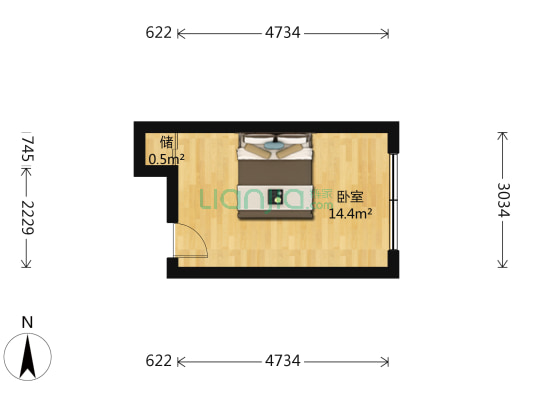 安德里 1室0厅0卫 28平方