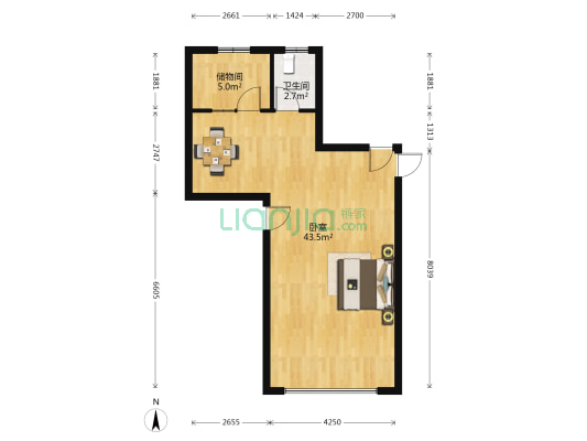 阳光小镇 1室0厅1卫 113平方