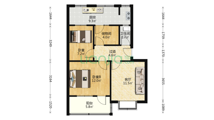共青团东路39号二手房实景图