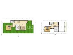 别墅小叠，一梯两户，楼间距大，人口密度低-重庆茅莱山居户型图