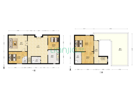 容桂单家红星社区 3室1厅3卫 112平方