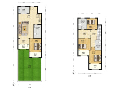 鸿坤理想尔湾 3室2厅 南 北-涿州鸿坤理想尔湾户型图