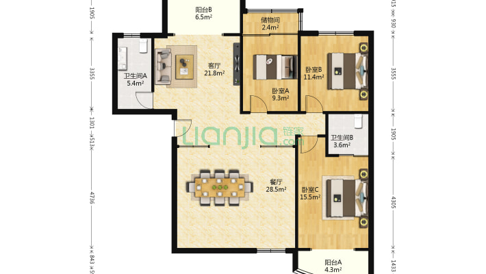 国际馨居二手房实景图