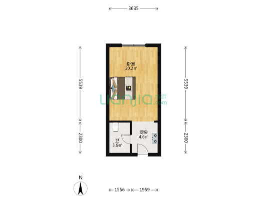 国际男装城 1室0厅1卫 120平方