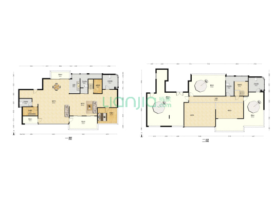 建发缦云 2室2厅5卫 256平方