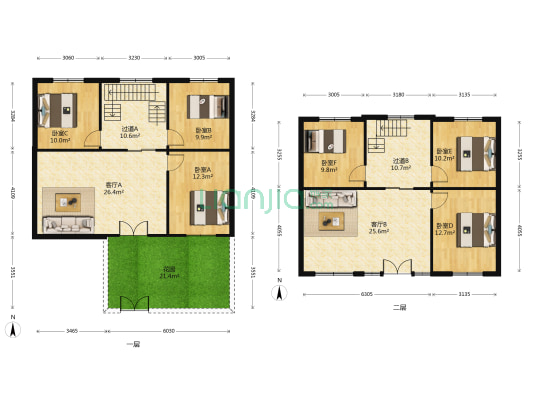 新水一巷 6室2厅0卫 187平方