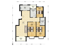 天地新城125.22平大三居 精装修 带车位 可议-涿州天地新城户型图