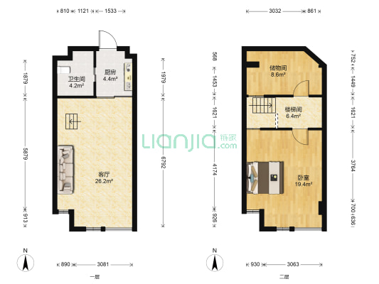 水岸明珠 1室1厅1卫 48平方