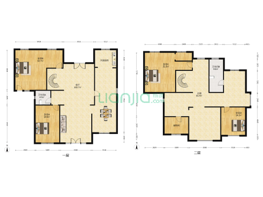 荷塘月色 4室1厅2卫 269平方