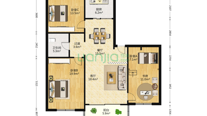 金信铭苑二手房实景图