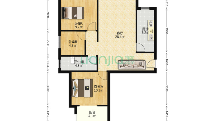 呈颐园二手房实景图