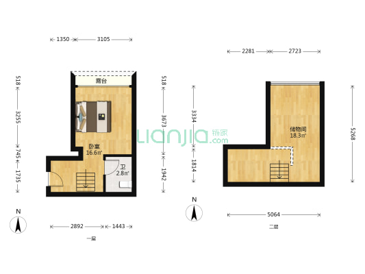 华润置地万象云玺 1室0厅1卫 33平方