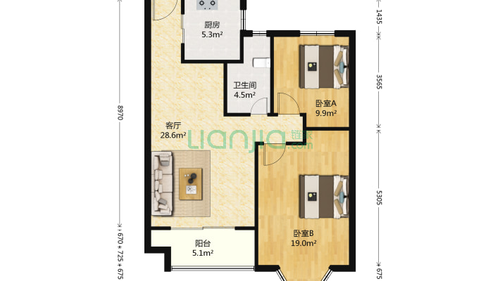 世茂海滨馨苑二手房实景图