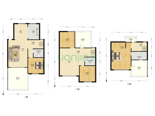 滇池星城星云湾 4室2厅3卫 228平方