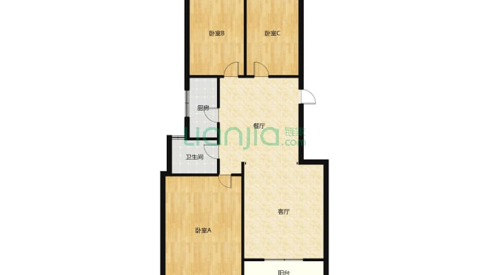 五彩小区二手房实景图