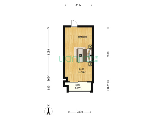 佳美大厦 1室0厅0卫 36平方